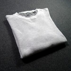 MEMBERS MARK MEN'S (GRAY) THERMAL LONG SLEEVE SHIRT - LARGE